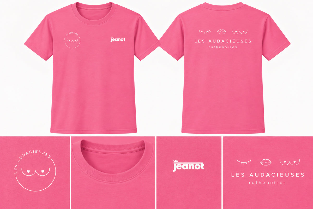 T-shirt Col Rond Unisexe - Les Audacieuses Ruthénoises x Jeanot