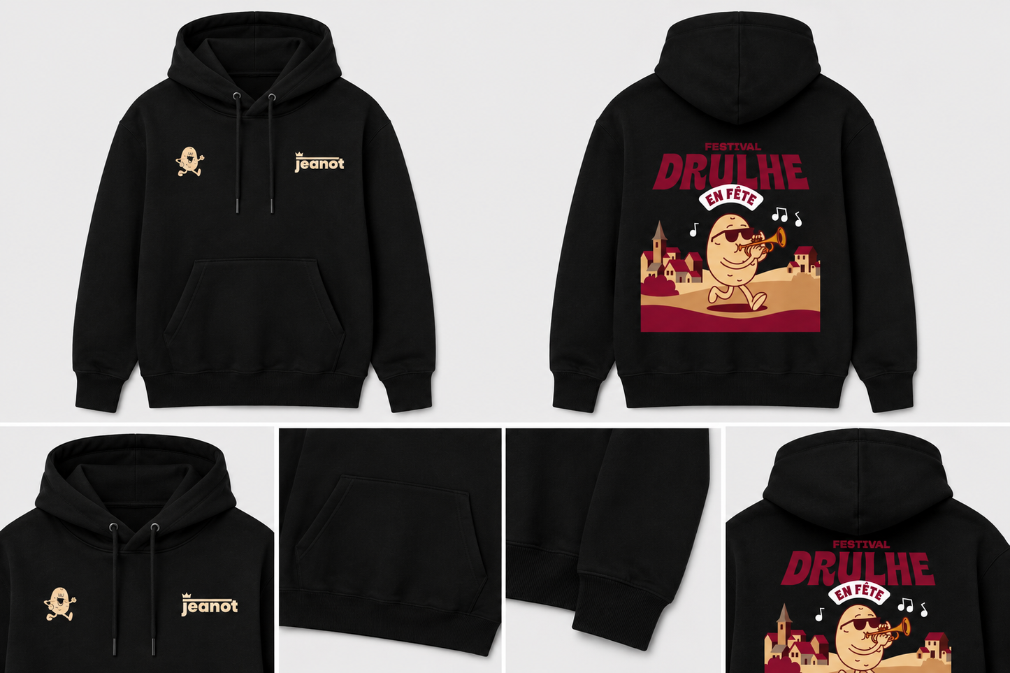 Sweat a capuche Jeanot X Drulhe