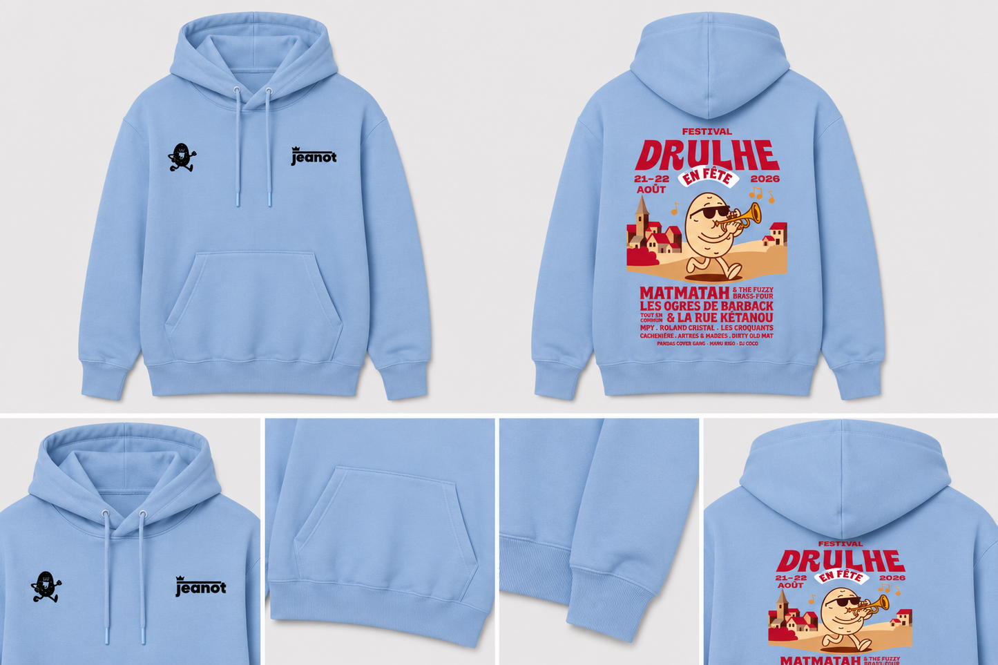 Sweat a capuche Jeanot X Drulhe