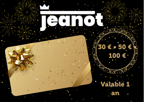 🎁 Carte cadeau Jeanot – Le cadeau qui fait toujours plaisir