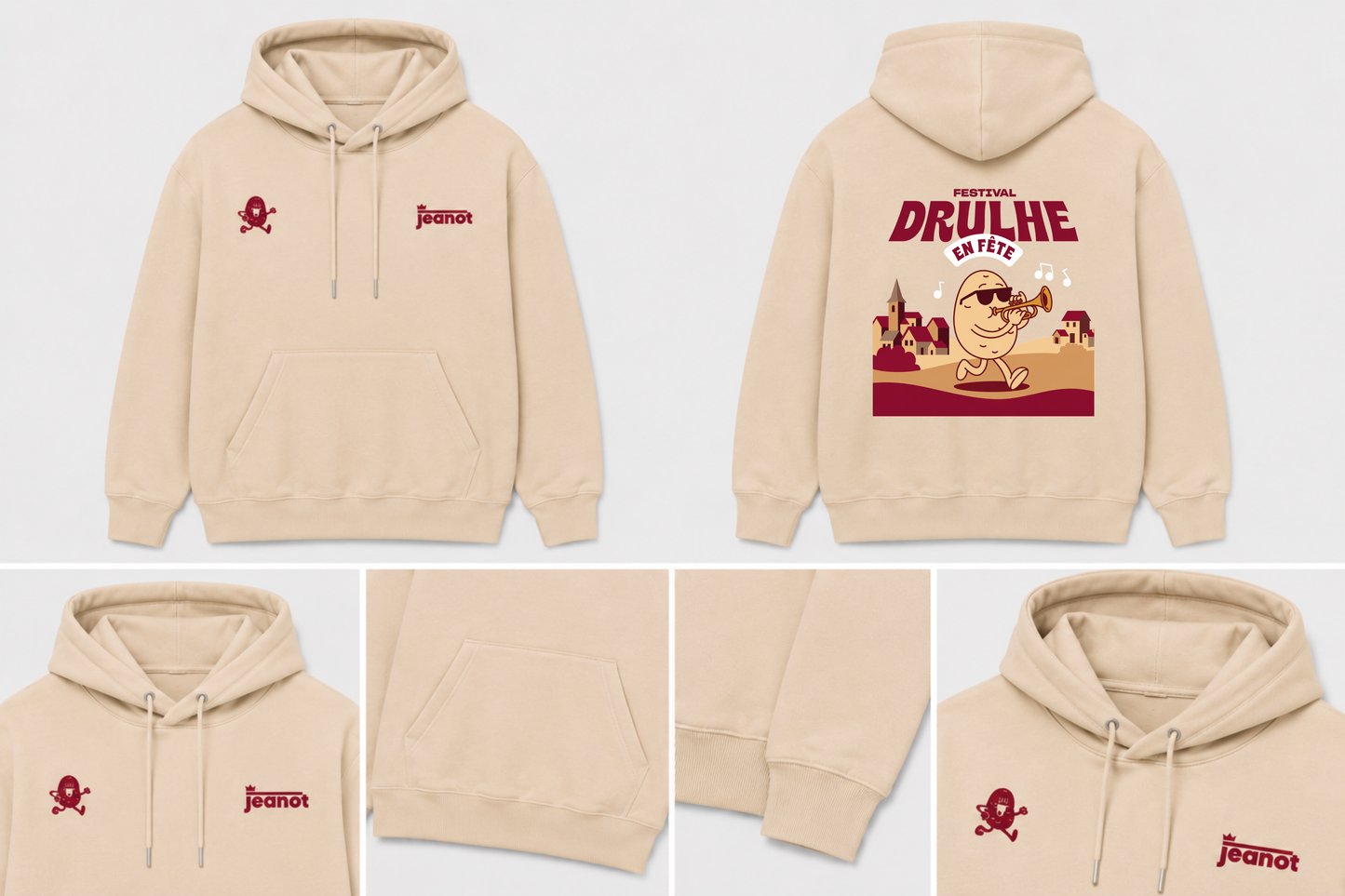 Sweat a capuche Jeanot X Drulhe